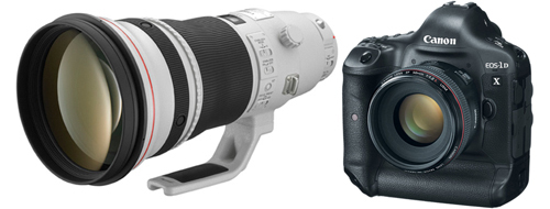 Canon EOS 1D X et 400mm f2.8L IS II USM