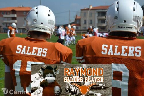 Les <a href='/france/issoire-salers'>Salers</a> et leur mascotte Raymond