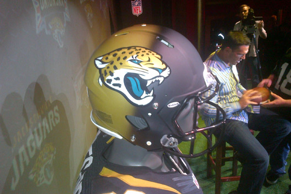 Le casque des Jaguars