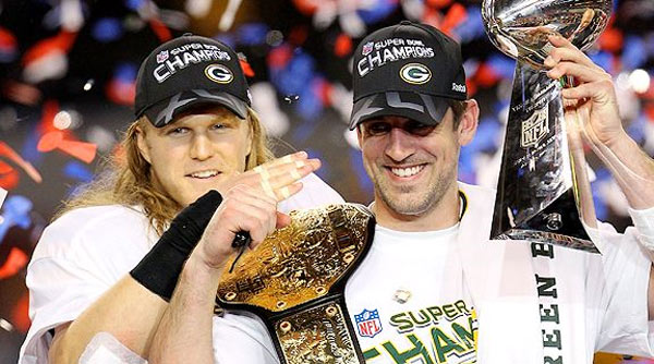 Clay Matthews et Aaron Rodgers