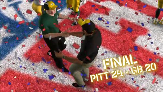 Madden donne l'avantage aux Steelers