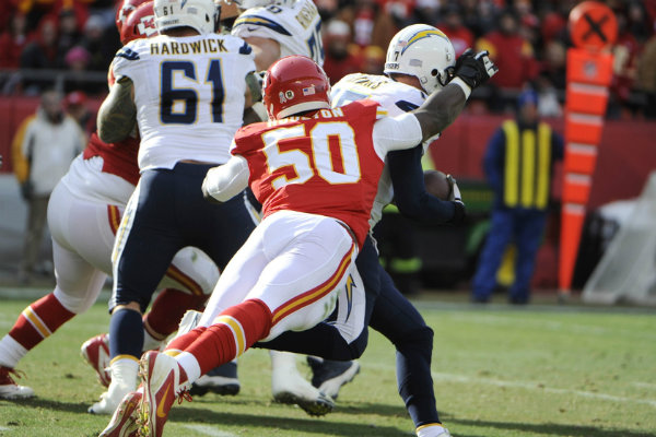 Justin Houston a fait souffrir Rivers et les Chargers !