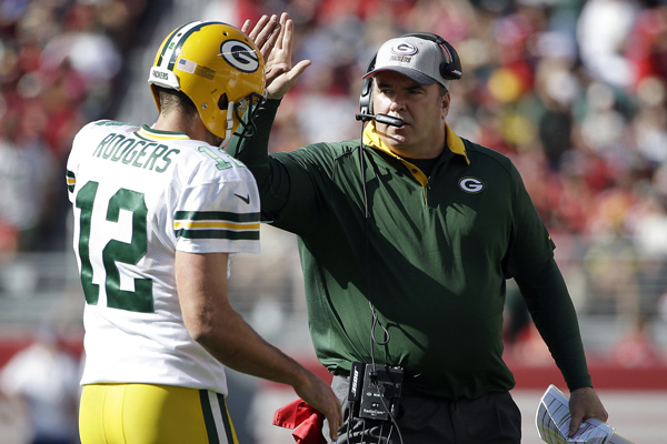 Encore une victoire pour Rodgers et McCarthy