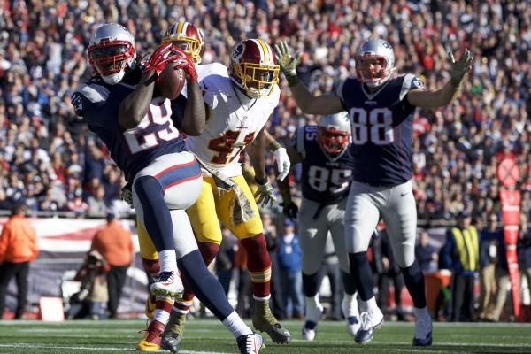 Blount a écrasé la défense des Redskins (129 yards et 1 touchdown)