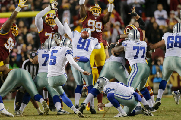 Dan Bailey donne la victoire aux Cowboys sur un field goal de 54 yards