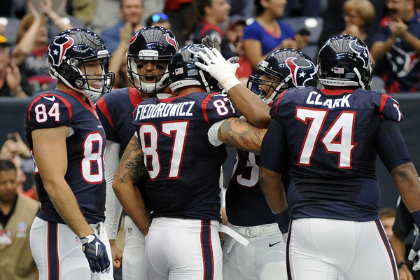 Les Texans confortent leur première place de l'AFC Sud