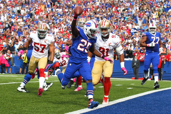 LeSean McCoy s'est littéralement promené dans la D des 49ers