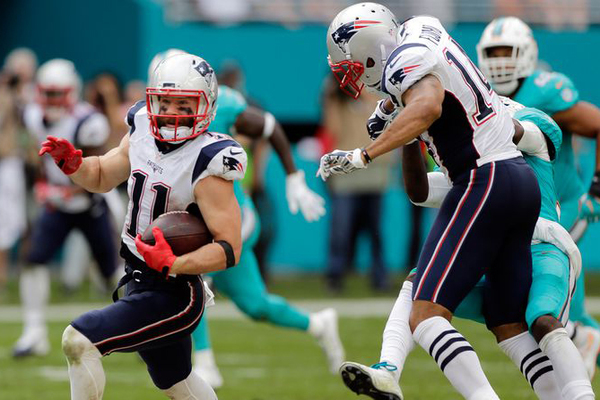 Julian Edelman a fait mal aux Dolphins avec ses 151 yards