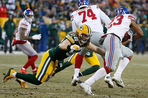 Clay Matthews en action