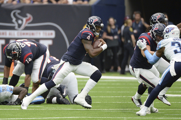 Le jeune quarterback Watson pour sa première titularisation à domicile