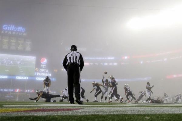 Les Patriots ont contrôlé le match joué dans des conditions...particulières.