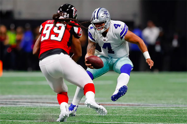 Adrian Clayborn face à Dak Prescott : 6 sacks et un record
