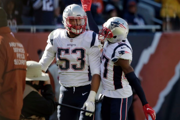 Van Noy célèbre son touchdown avec Jackson