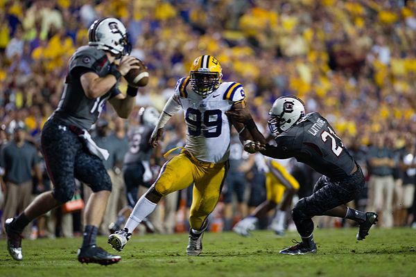 Le DE de LSU Sam Montgomery