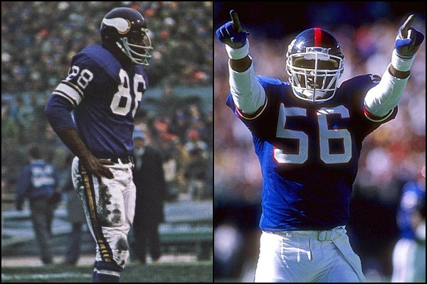 Alan PAGE et Lawrence TAYLOR, les deux seuls défenseurs MVP de l'histoire
