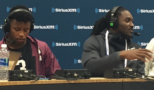 Saquon Barkley (RB, Penn State) et Bo Scarbrough (RB, Alabama) en interview sur SiriusXM