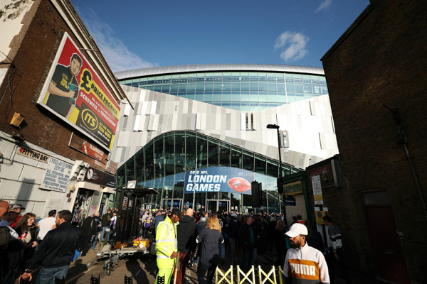 Raiders v Bears à Tottenham